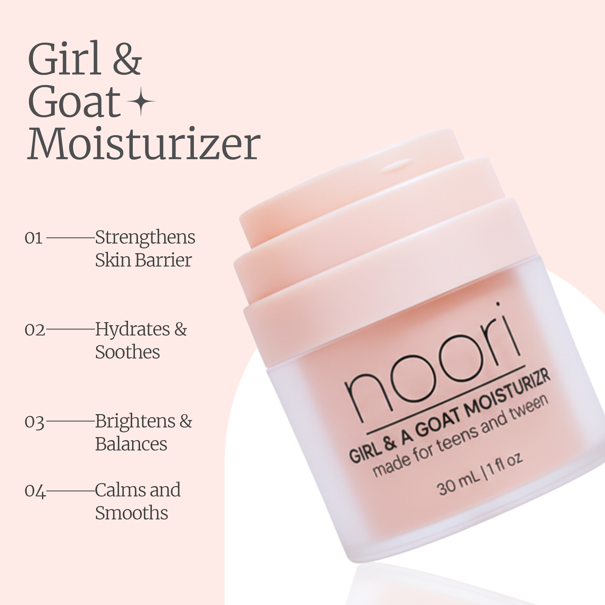 Noori Girl and a Goat Moisturizer